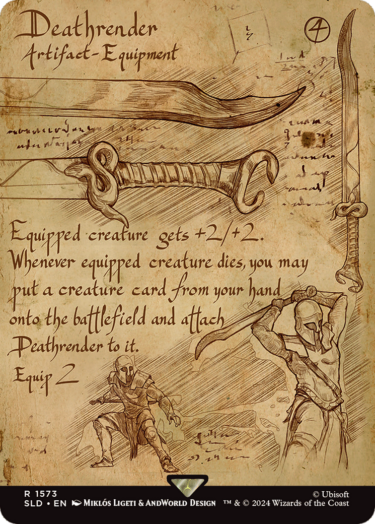 Deathrender (Rainbow Foil) [Secret Lair Drop Series] | Dragon's Lair Comics and Fantasy Houston TX