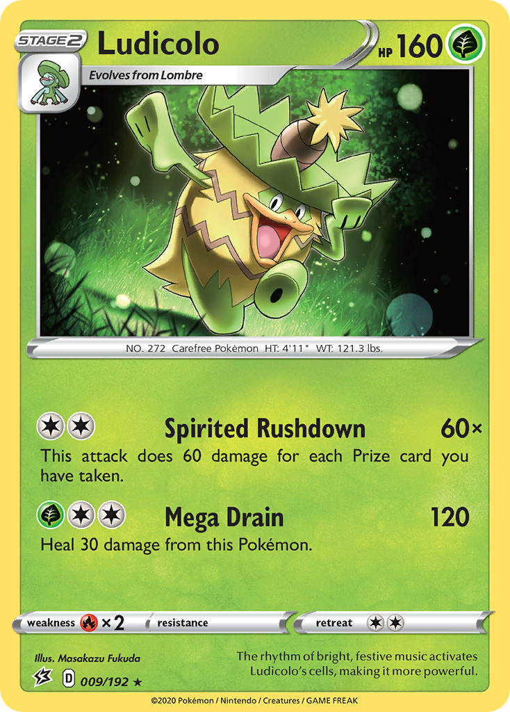 Ludicolo (009/192) [Sword & Shield: Rebel Clash] | Odin's Place