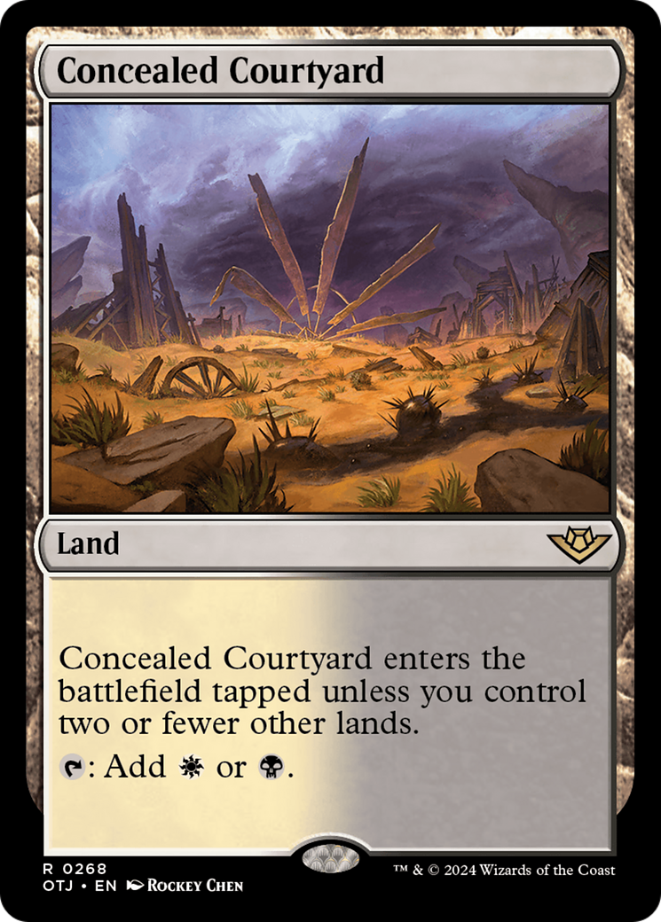 Concealed Courtyard [Outlaws of Thunder Junction] | Dragon's Lair Comics and Fantasy Houston TX