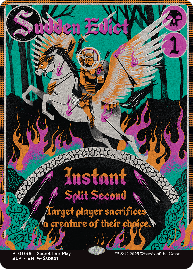 Sudden Edict [Secret Lair Showdown] | Dragon's Lair Comics and Fantasy Houston TX