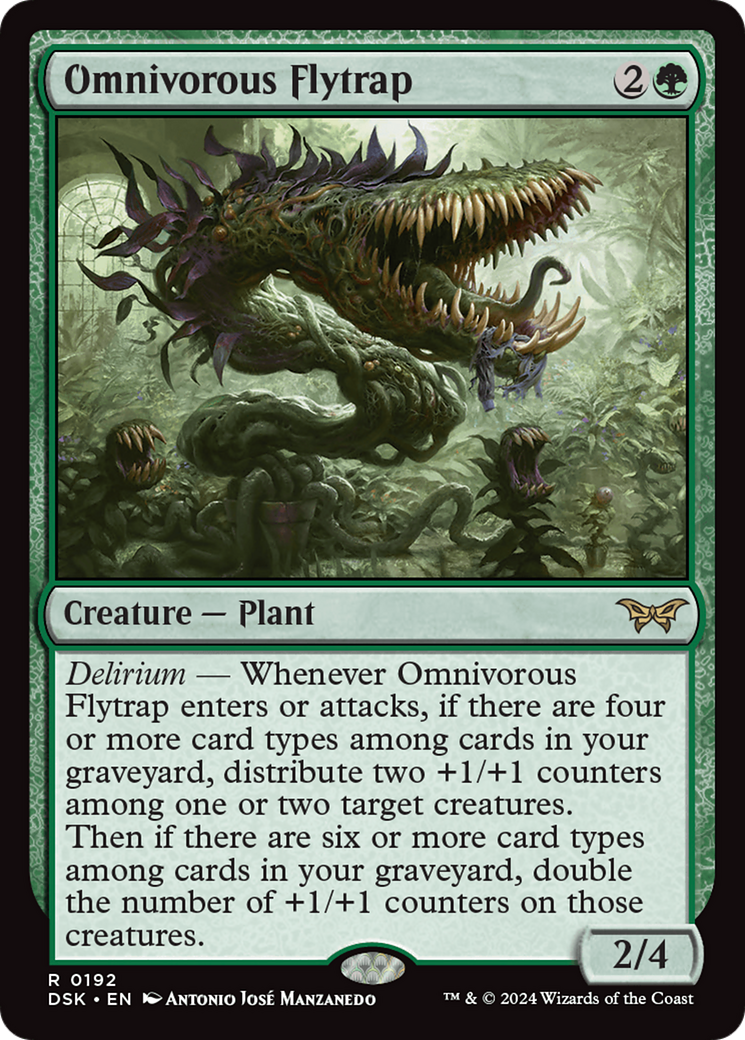Omnivorous Flytrap [Duskmourn: House of Horror] | Dragon's Lair Comics and Fantasy Houston TX