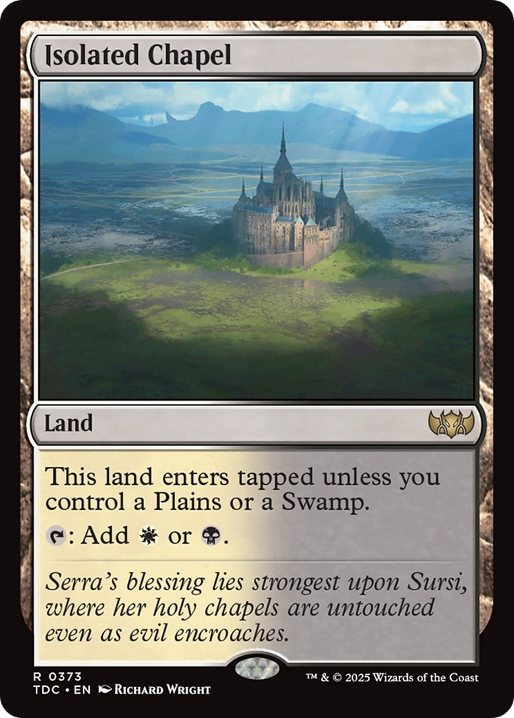Isolated Chapel [Tarkir: Dragonstorm Commander] | Dragon's Lair Comics and Fantasy Houston TX