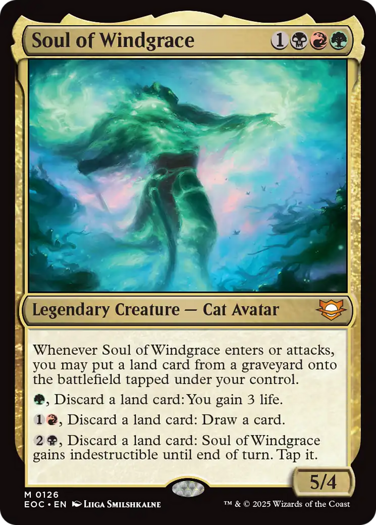 Soul of Windgrace [Edge of Eternities Commander] | Dragon's Lair Comics and Fantasy Houston TX