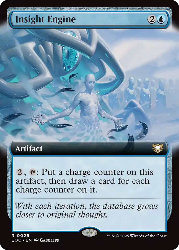 Insight Engine (Extended Art) [Edge of Eternities Commander] | Dragon's Lair Comics and Fantasy Houston TX
