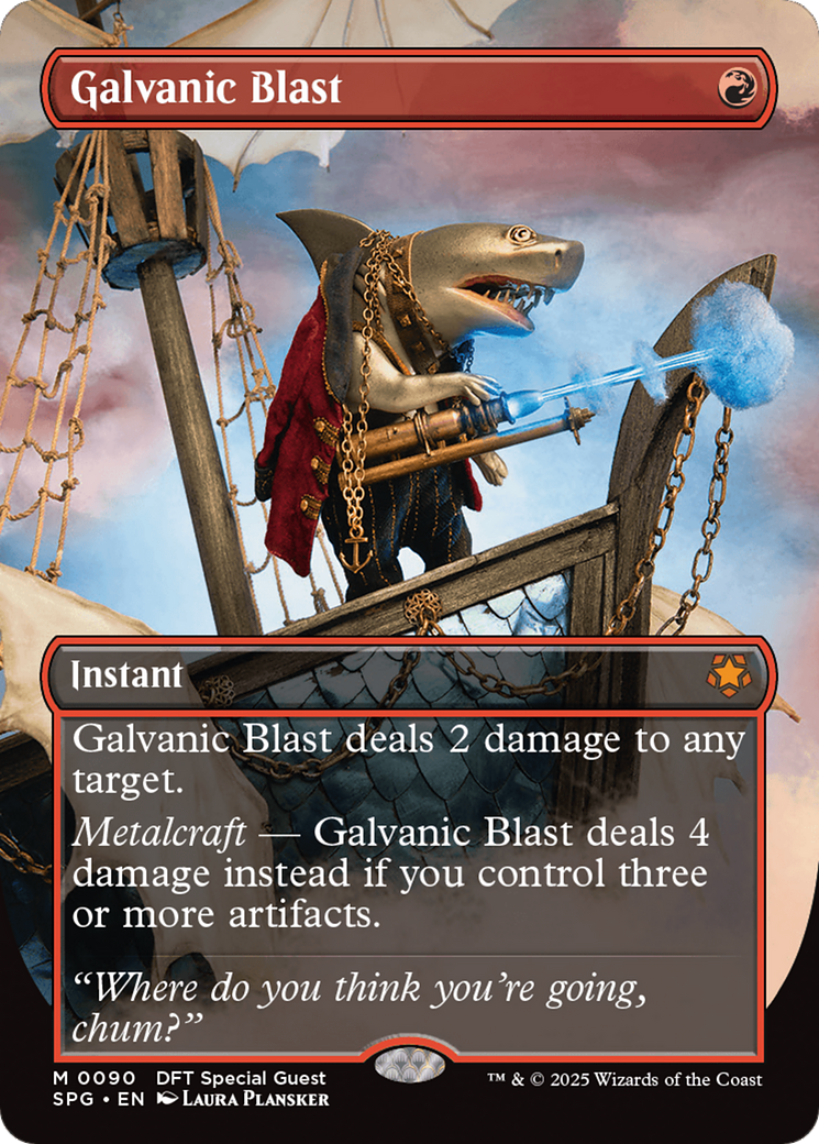 Galvanic Blast (Borderless) [Aetherdrift Special Guests] | Dragon's Lair Comics and Fantasy Houston TX
