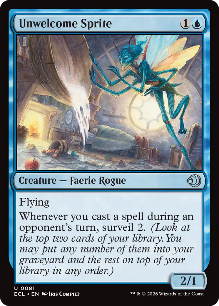 Unwelcome Sprite [Lorwyn Eclipsed] | Odin's Place
