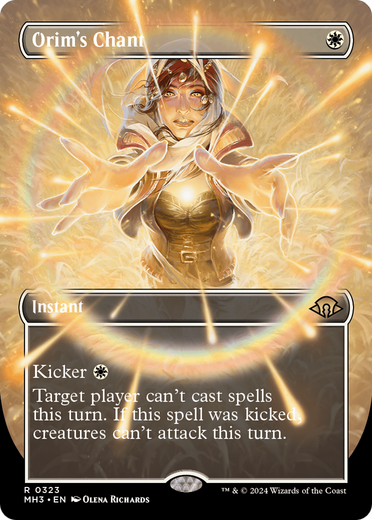 Orim's Chant (Borderless) [Modern Horizons 3] | Dragon's Lair Comics and Fantasy Houston TX