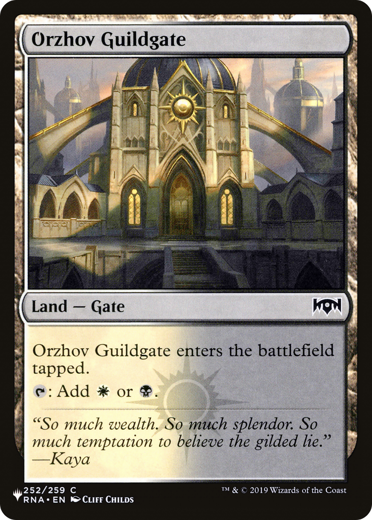 Orzhov Guildgate [The List] | Dragon's Lair Comics and Fantasy Houston TX