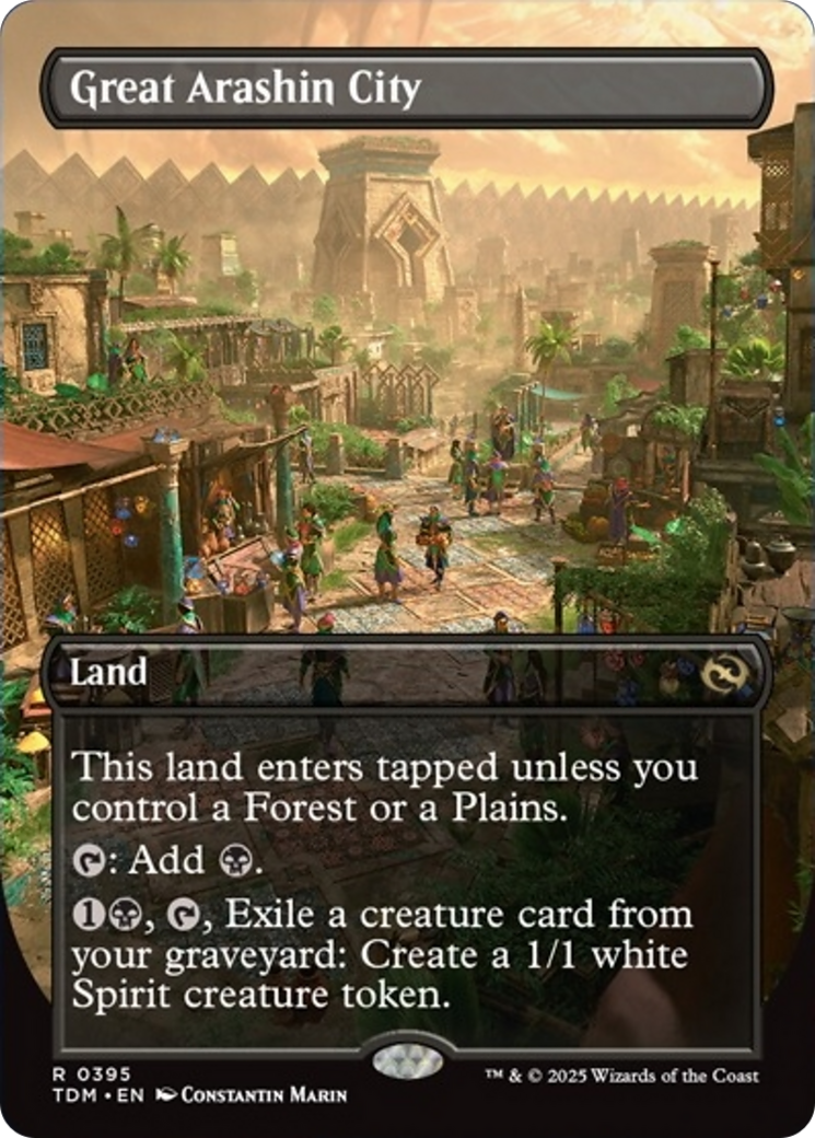 Great Arashin City (Borderless) [Tarkir: Dragonstorm] | Dragon's Lair Comics and Fantasy Houston TX