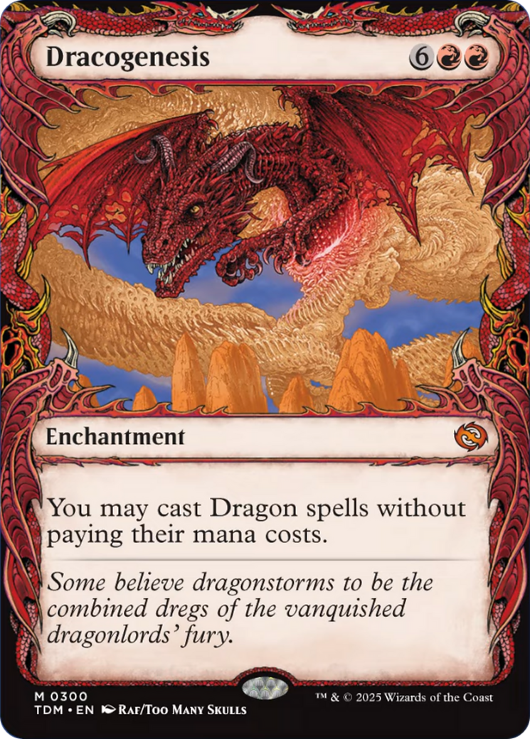 Dracogenesis (0300) (Showcase) [Tarkir: Dragonstorm] | Dragon's Lair Comics and Fantasy Houston TX