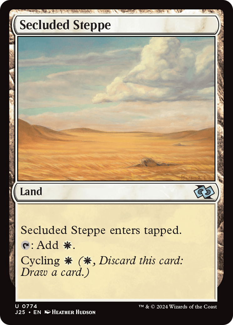 Secluded Steppe [Foundations Jumpstart] | Dragon's Lair Comics and Fantasy Houston TX