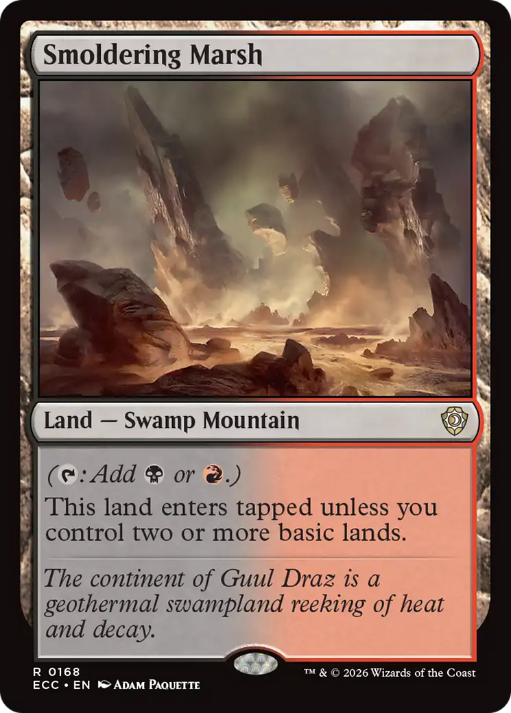 Smoldering Marsh [Lorwyn Eclipsed Commander] | Odin's Place