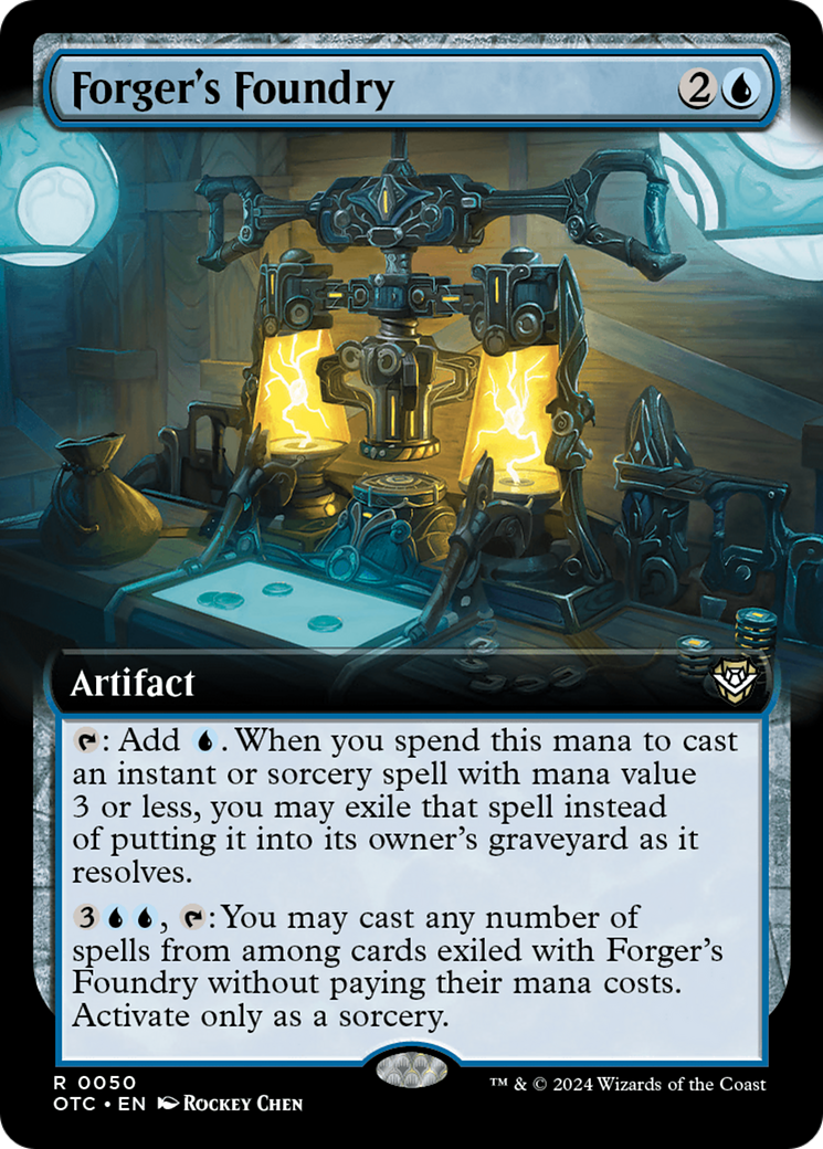 Forger's Foundry (Extended Art) [Outlaws of Thunder Junction Commander] | Dragon's Lair Comics and Fantasy Houston TX