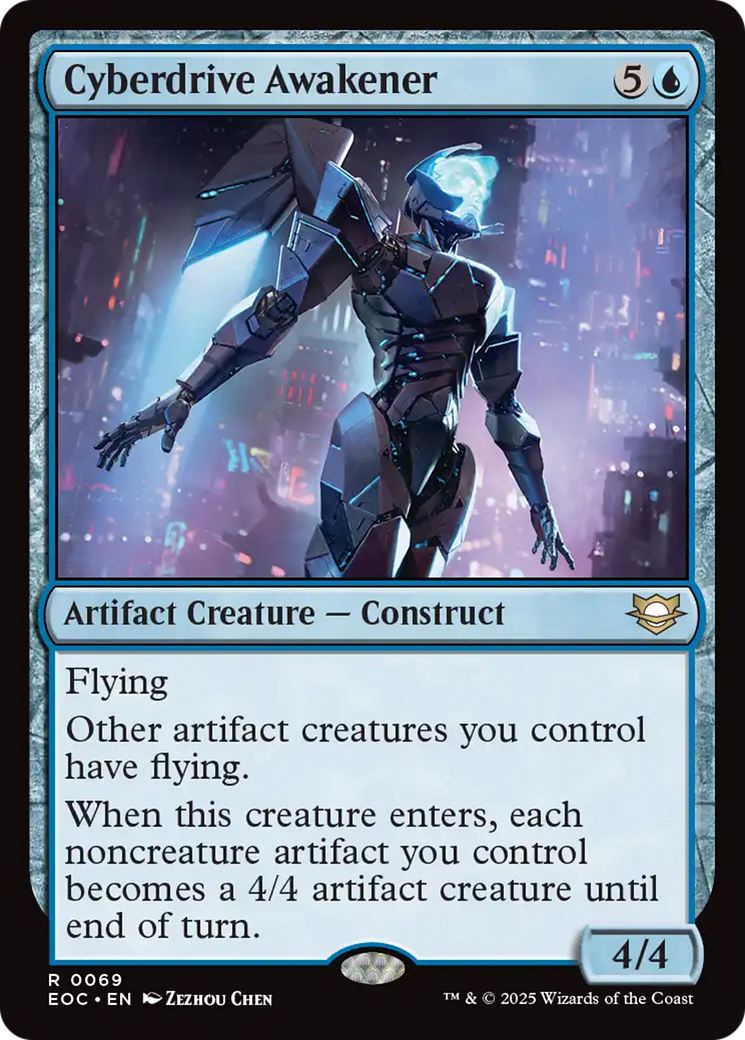 Cyberdrive Awakener [Edge of Eternities Commander] | Dragon's Lair Comics and Fantasy Houston TX