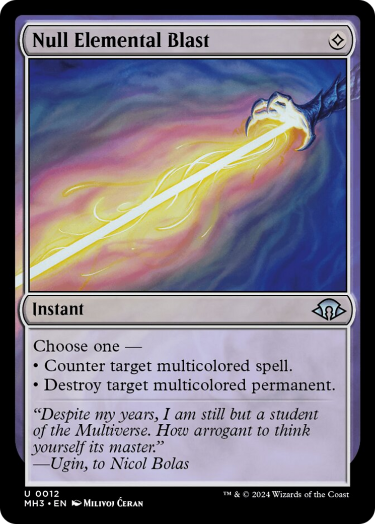 Null Elemental Blast [Modern Horizons 3] | Dragon's Lair Comics and Fantasy Houston TX