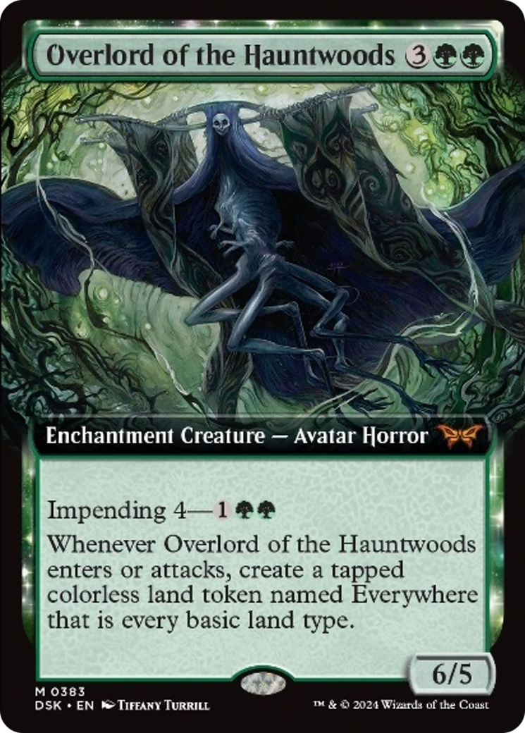 Overlord of the Hauntwoods (Extended Art) [Duskmourn: House of Horror] | Dragon's Lair Comics and Fantasy Houston TX