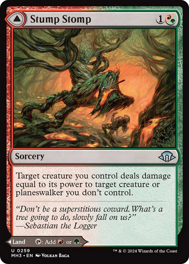 Stump Stomp // Burnwillow Clearing [Modern Horizons 3] | Dragon's Lair Comics and Fantasy Houston TX