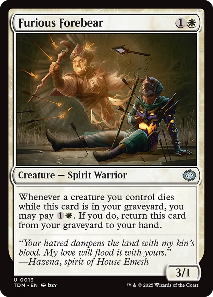 Furious Forebear [Tarkir: Dragonstorm] | Dragon's Lair Comics and Fantasy Houston TX