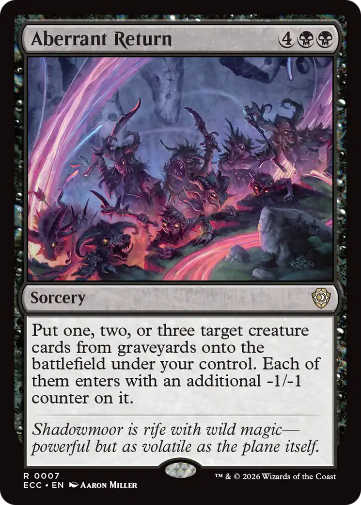 Aberrant Return [Lorwyn Eclipsed Commander] | Dragon's Lair Comics and Fantasy Houston TX