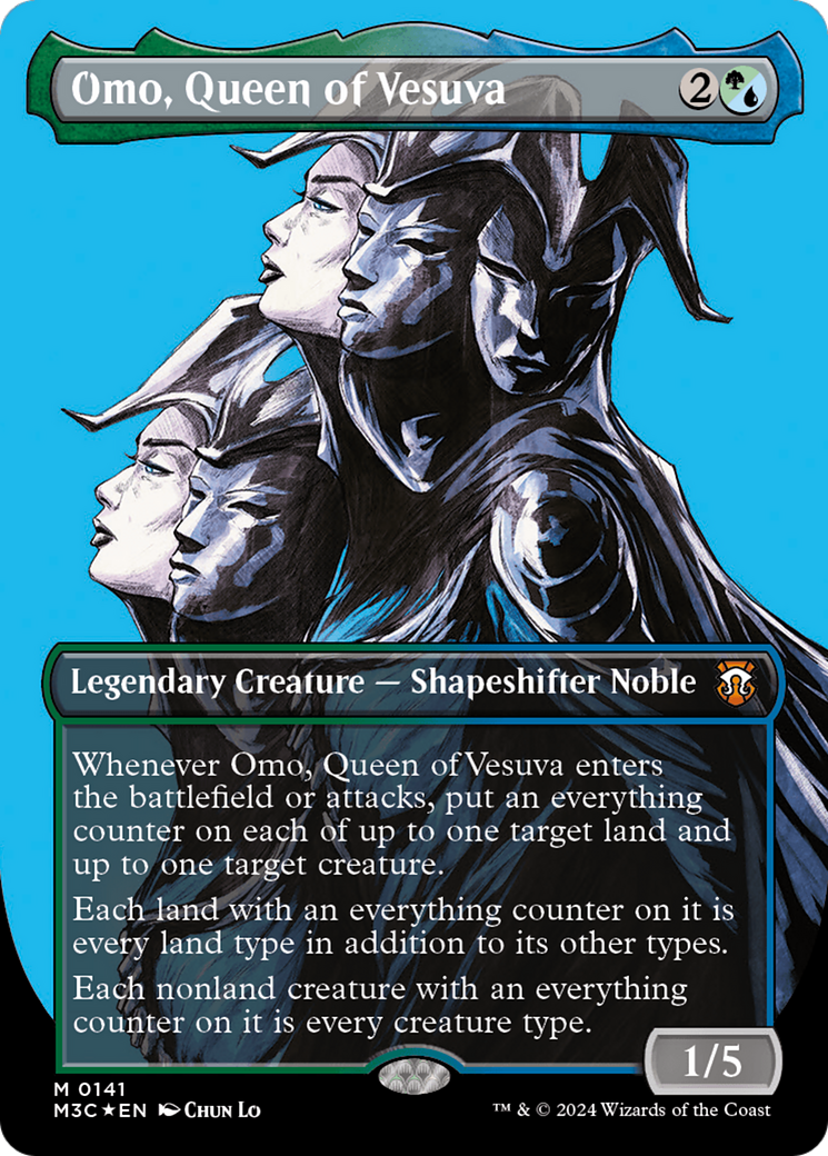 Omo, Queen of Vesuva (Display Commander) [Modern Horizons 3 Commander] | Dragon's Lair Comics and Fantasy Houston TX