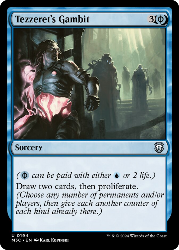 Tezzeret's Gambit (Ripple Foil) [Modern Horizons 3 Commander] | Dragon's Lair Comics and Fantasy Houston TX