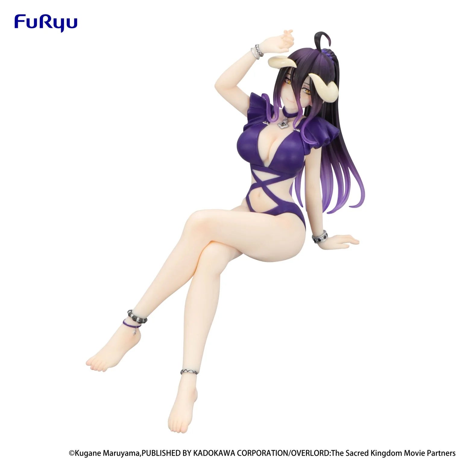 Overlord Noodle Stopper Figure Albedo Swimsuit Dark Purple Color Ver. | Dragon's Lair Comics and Fantasy Houston TX