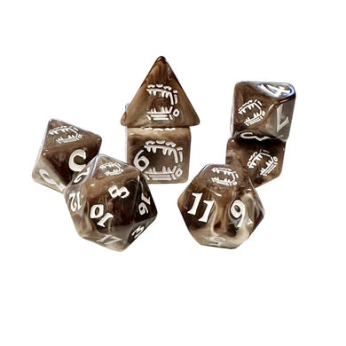 Black Oak Workshop Mimic Poly 7 Dice Set | Odin's Place