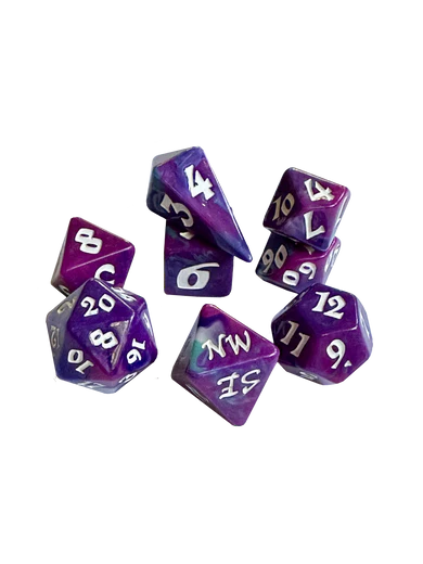 Black Oak Expedition Darkshard Poly 7 Dice Set | Odin's Place