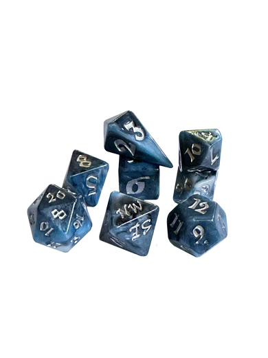 Black Oak Workshop Expeditions Shadowreef Poly 7 Dice Set | Odin's Place