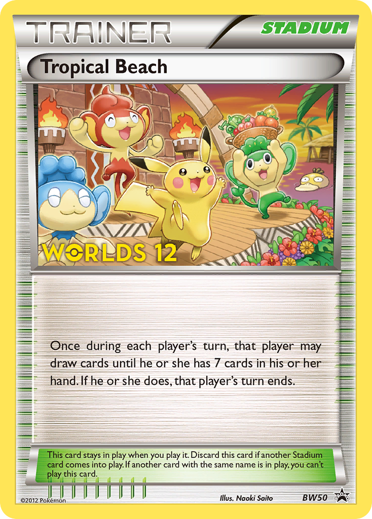 Tropical Beach (BW50) (Finalist) [Black & White: Black Star Promos] | Odin's Place