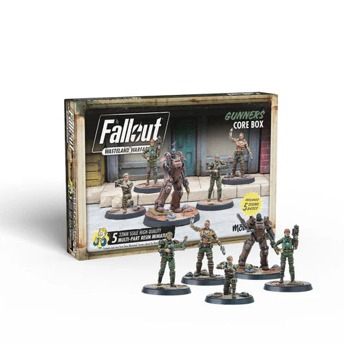 Fallout Wasteland Warfare: Creatures - Gunners Core Box | Dragon's Lair Comics and Fantasy Houston TX