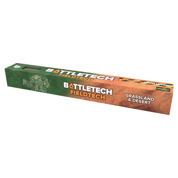 Battletech: Battle Mat - FieldTech Alpha Strike Grasslands/Desert | Dragon's Lair Comics and Fantasy Houston TX