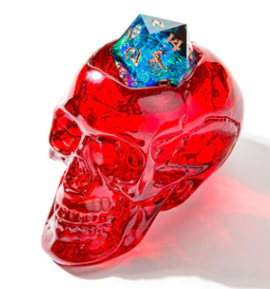HYMGHO - D20 Skull Holder - Red | Dragon's Lair Comics and Fantasy Houston TX