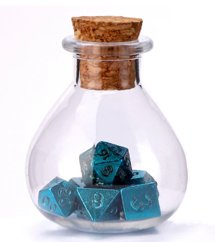 HYMGHO -Unseelie Mini RPG Dice set - Blue | Dragon's Lair Comics and Fantasy Houston TX
