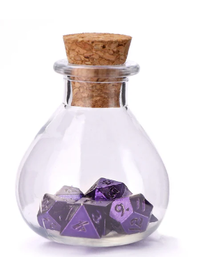 HYMGHO -Unseelie Mini RPG Dice set - purple | Dragon's Lair Comics and Fantasy Houston TX
