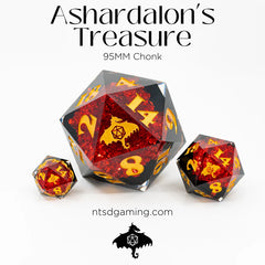 NTSD Ashardalon's Treasure | Sharp Edge 95mm D20 Chonk | Dragon's Lair Comics and Fantasy Houston TX