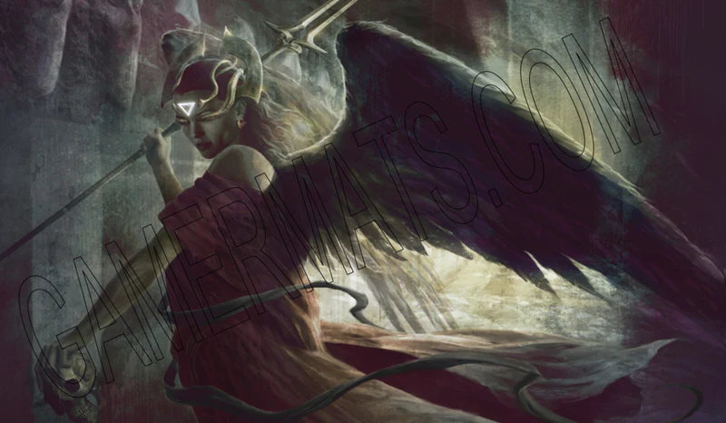 Gamer Mats Playmat: Dark Angel by Jason Engel Stitched | Dragon's Lair Comics and Fantasy Houston TX