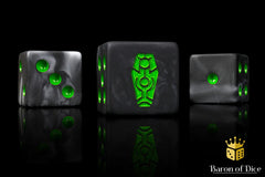 Barron of Dice: Day of The Dead Dice - Green Coffin | Dragon's Lair Comics and Fantasy Houston TX