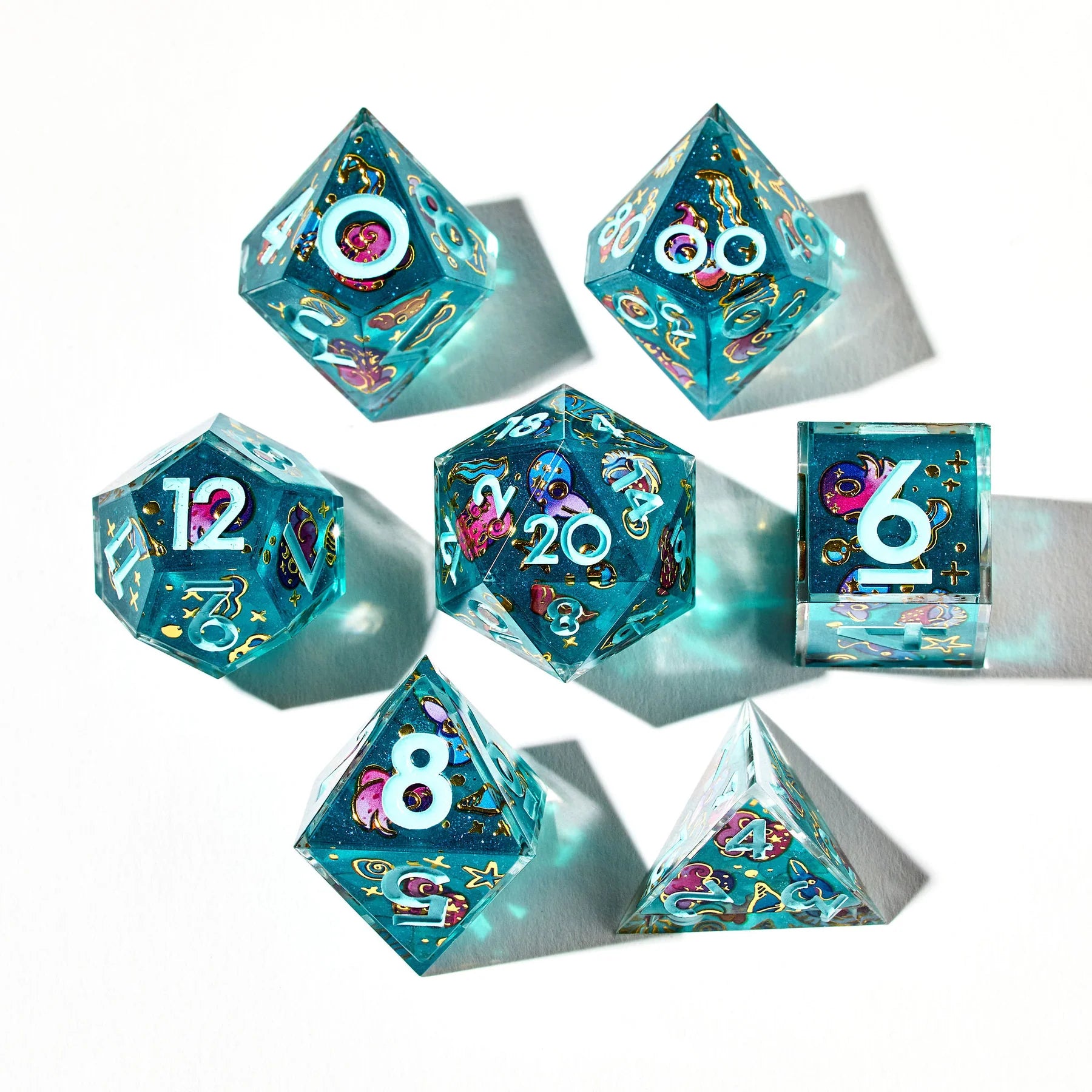 Dispel Dice Cephalopods Sharp Poly 7 Set | Odin's Place