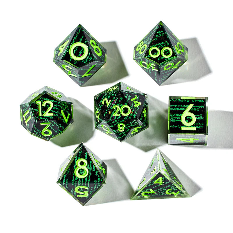 Dispel Dice Coderain Sharp Poly 7 Set | Odin's Place