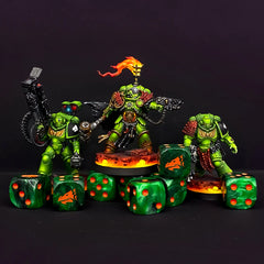 Barron of Dice: Drake - Green & Orange | Dragon's Lair Comics and Fantasy Houston TX