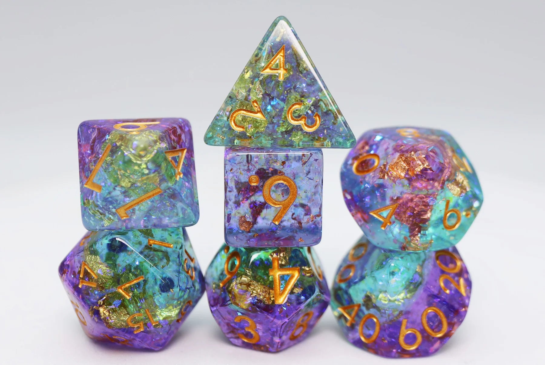 Foam Brain Reminisce Poly 7 Dice Set | Dragon's Lair Comics and Fantasy Houston TX