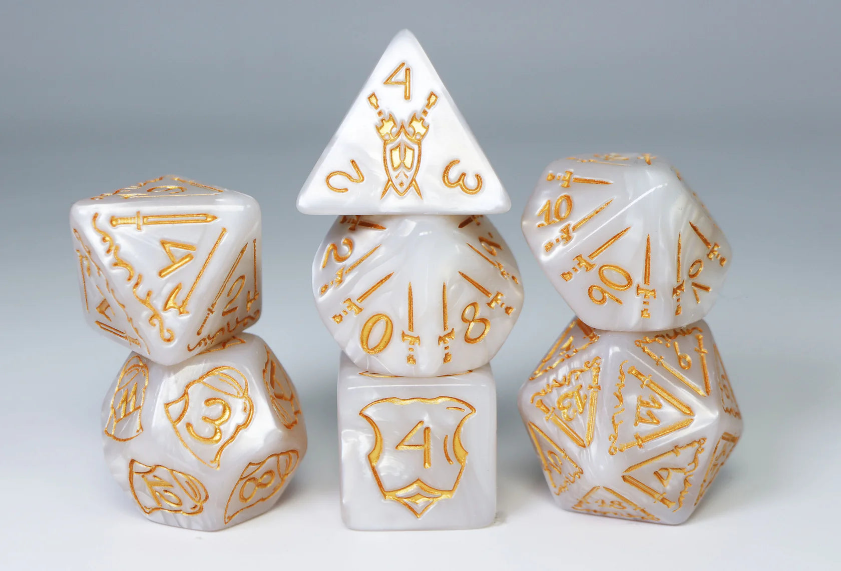 Foam Brain: Queen's Armory: Holy - 25mm RPG Dice Set | Odin's Place