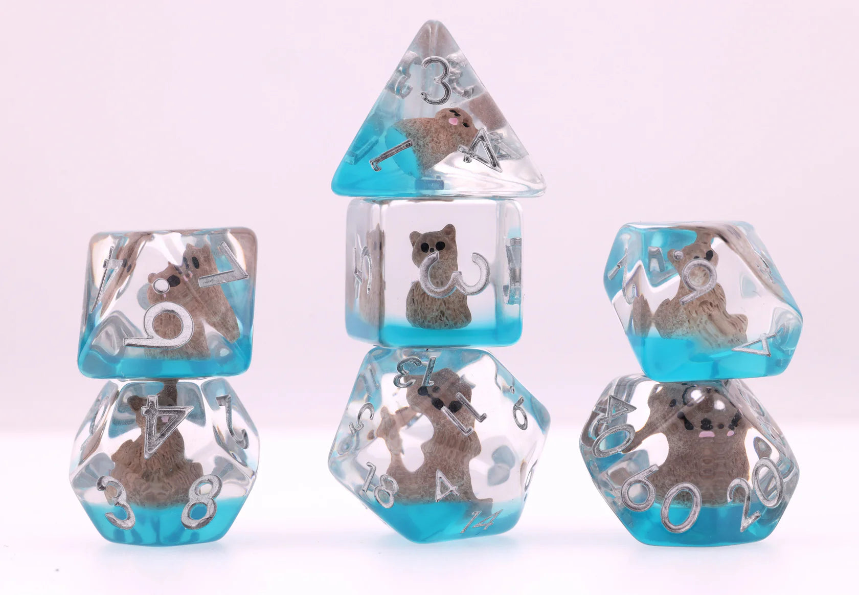 Foam Brain Soft Kitten Poly 7 Dice Set | Odin's Place