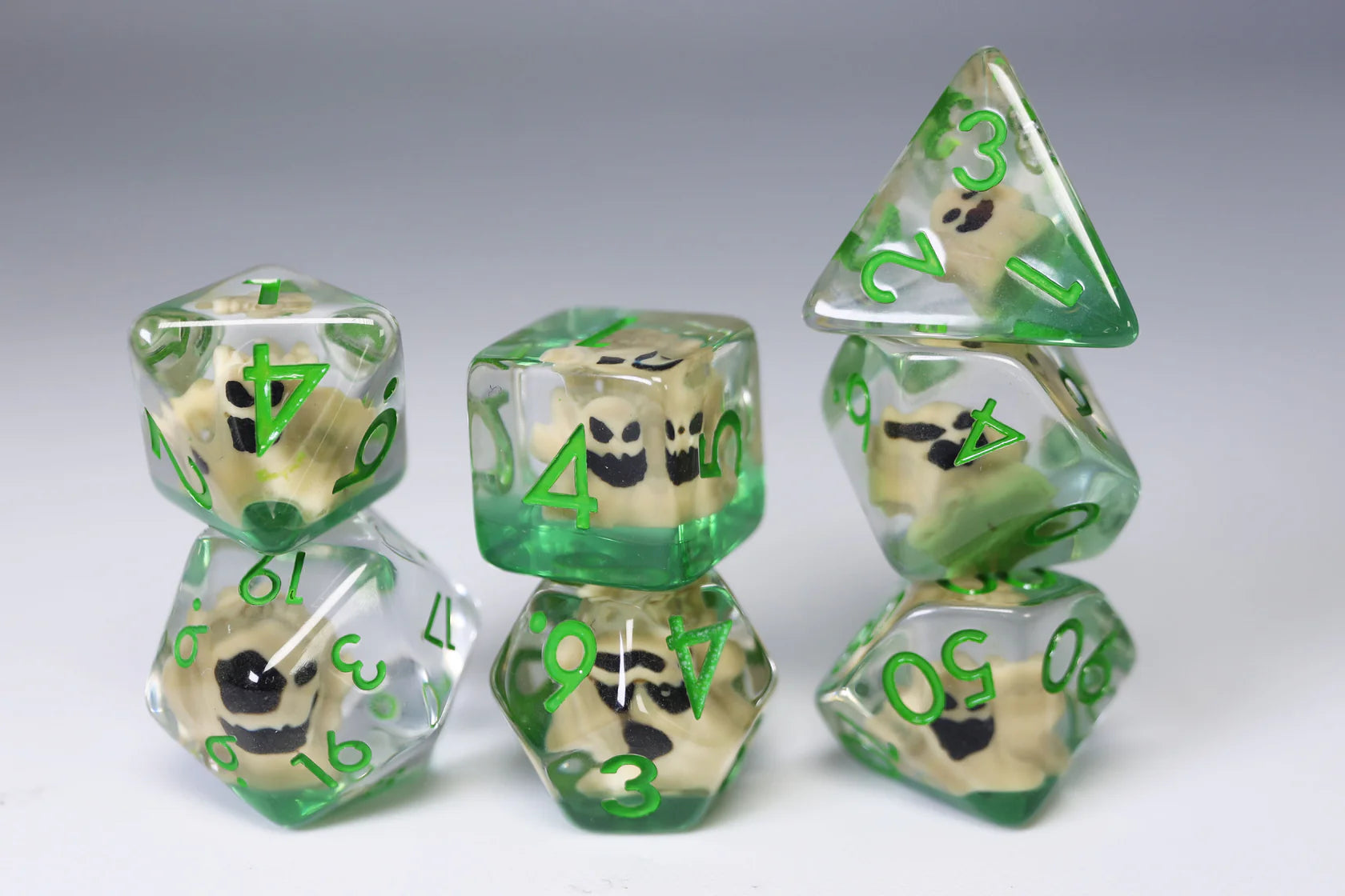 Foam Brain Haunted Tree Poly 7 Dice Set | Odin's Place