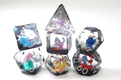 Foam Brain Dice: Unicorn Party 7 pc RPG Dice Set | Odin's Place
