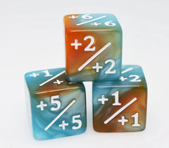 Foam Brain Magic The Gathering Counters +1/+1 Set of 8, Assorted Colors | Dragon's Lair Comics and Fantasy Houston TX