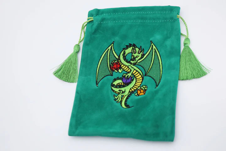 Foam Brain Dice Bag: Green Dragon | Dragon's Lair Comics and Fantasy Houston TX