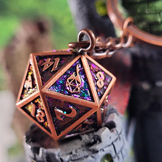 Forged Gaming Fob of Fate D20 Keychain | Odin's Place