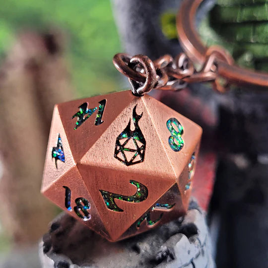Forged Gaming Fob of Fate D20 Keychain | Odin's Place
